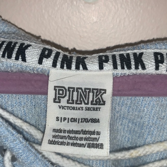 PINK drawstring sweatshirt - Picture 2 of 4